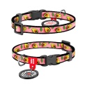 WAUDOG Nylon Obroża dla kota z zawieszką QR 20-30 cm Awokado na Różu WAUDOG Nylon Obroża dla kota z zawieszką QR 20-30 cm Awokado na Różu