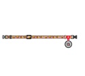 WAUDOG Nylon Obroża dla kota z zawieszką QR 20-30 cm Awokado na Różu WAUDOG Nylon Obroża dla kota z zawieszką QR 20-30 cm Awokado na Różu