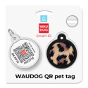 WAUDOG Zawieszka z identyfikatotem QR GPS metalowa LAMPART 25mm