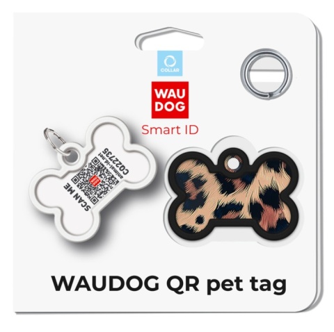 WAUDOG Zawieszka z identyfikatotem QR GPS metalowa LAMPART śred. 40 mm, szer. 28 mm WAUDOG Zawieszka z identyfikatotem QR GPS metalowa LAMPART śred. 40 mm, szer. 28 mm