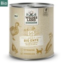 WILDES LAND DOG BIO Ente – bio kaczka z batatami, gruszką i jagodami 800g