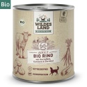 WILDES LAND DOG BIO Rind – bio wołowina z marchewką i cukinią 800g