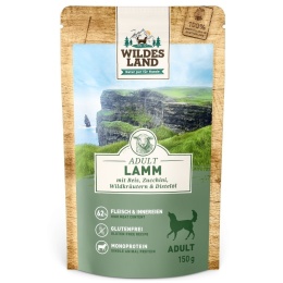 WILDES LAND DOG Classic Lamm - jagnięcina z cukinią, dziką różą i ziołami 150g