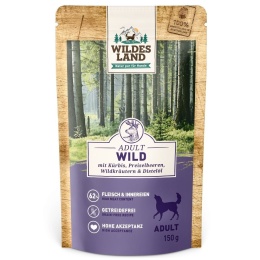 WILDES LAND DOG Classic Wild - dziczyzna z dynią, żurawiną i ziołami 150g