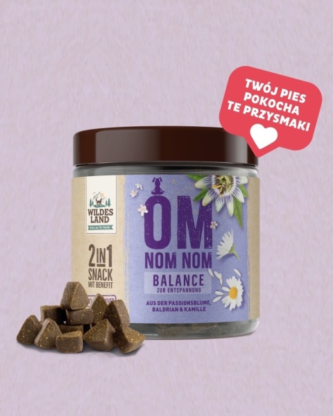 WILDES LAND DOG Snack 2w1 Balance - przysmaki na uspokojenie dla psa 300g