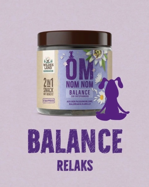 WILDES LAND DOG Snack 2w1 Balance - przysmaki na uspokojenie dla psa 300g