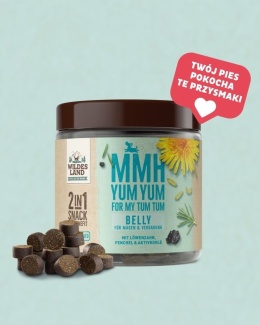 WILDES LAND DOG Snack 2w1 Belly - przysmaki na żołądek i trawienie dla psa 300g
