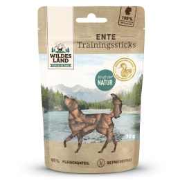 WILDES LAND DOG Trainingssticks Ente - kaczka przysmaki treningowe 100g