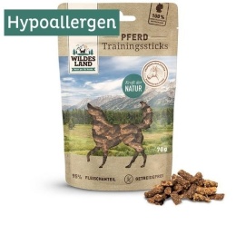 WILDES LAND DOG Trainingssticks Pferd - konina przysmaki treningowe 100g