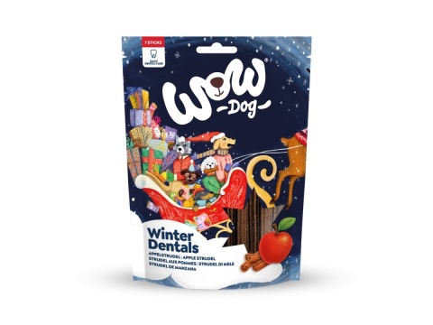 WOW Dog Winter Dentals Sticks – świąteczne gryzaki dla psa 250g