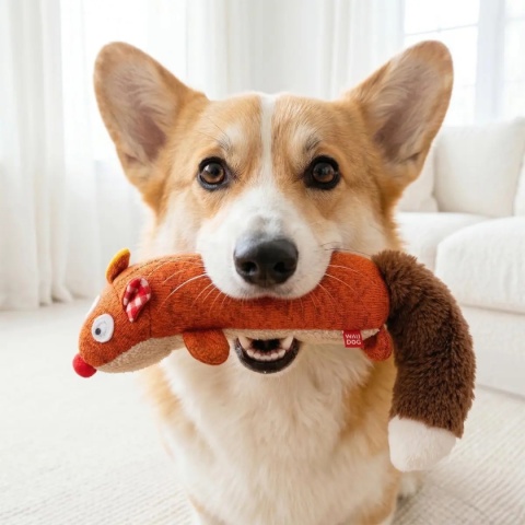 Zabawka dla psa WAUDOG Fun Plush FOX rozm. M dł. 18 cm