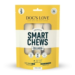 DOG'S LOVE Smart Chew Collagen Small 3 x 15 g – gryzaki kolagenowe dla małych psów