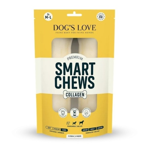 DOG'S LOVE Smart Chew Collagen Maxi - gryzaki kolagenowe 2 szt.x65g