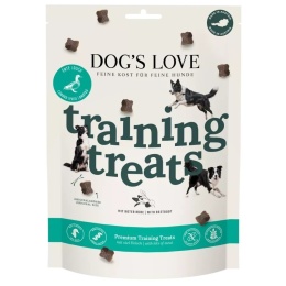 DOG'S LOVE Training Treats Ente 150 g – miękkie przysmaki treningowe z kaczką i burakami, bez gliceryny