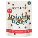 DOG'S LOVE Training Treats Rind 150 g – miękkie przysmaki treningowe bez gliceryny, wołowina z cukinią