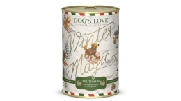 DOG'S LOVE Winter Menu Pute 400 g – mokra karma dla psa z indykiem, batatami i żurawiną