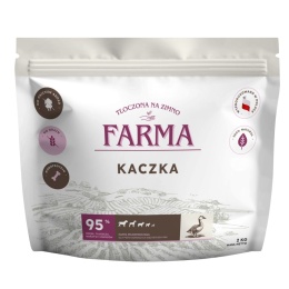 FARMA Kaczka 2 kg – karma tłoczona na zimno dla psa