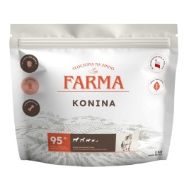 FARMA Konina 2 kg – karma tłoczona na zimno dla psa