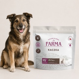 FARMA Kaczka 2 kg – karma tłoczona na zimno dla psa