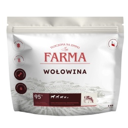 FARMA Wołowina 2 kg – karma tłoczona na zimno dla psa