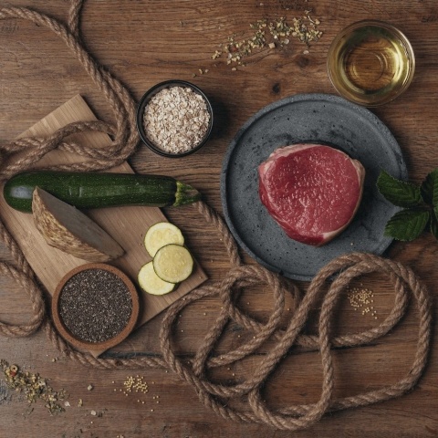 LIEBESGUT DOG Bio Rind wołowina z cukinią i ryżem 800 g mokra karma BIO dla dorosłych psów