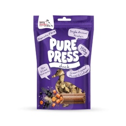 SYTA MICHA Pure Press Duck smaczki tłoczone na zimno z kaczką dla psa 150 g