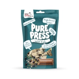 SYTA MICHA Pure Press Wild Fish – smaczki tłoczone na zimno z dzikich ryb dla psa 150 g