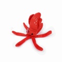 SPIKE! Kawaii Plush Squid Kałamarnica – pluszowa zabawka z piszczałką dla psa 17 cm