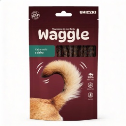 UNISZKI Waggle Dzik – miękkie kabanosy dla psa 60 g