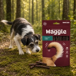 UNISZKI Waggle Dzik – miękkie kabanosy dla psa 60 g