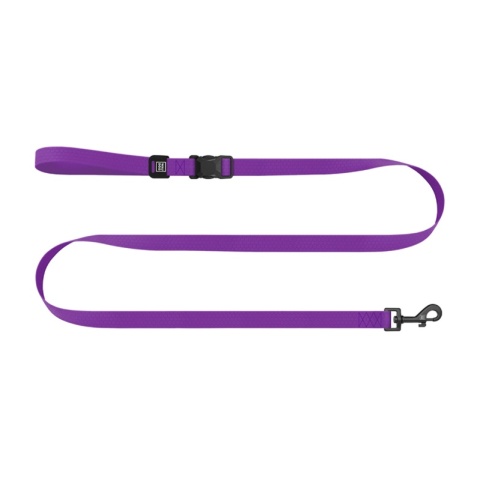 WAUDOG Magnet Purple – fioletowa wodoodporna smycz regulowana dla psa 120–200 cm, 20 mm, M