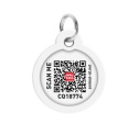 WAUDOG Smart ID adresówka z kodem QR dla psa i kota Zębate Potwory 30 mm