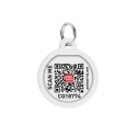 WAUDOG Smart ID adresówka z kodem QR dla psa i kota Zębate Potwory 25 mm
