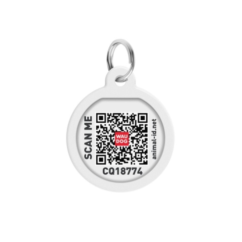 WAUDOG Smart ID adresówka z kodem QR dla psa i kota Zębate Potwory 25 mm
