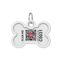 WAUDOG Smart ID adresówka z kodem QR dla psa i kota Księżyc kość 40 × 28 mm