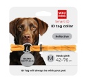 WAUDOG Smart ID złoty sznurek dla adresówki z paracordu odblaskowy 42–76 cm
