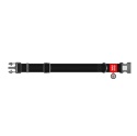 WAUDOG Waterproof obroża wodoodporna dla psa z QR-paszportem XXL 40 mm 46–70 cm czarna