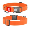 WAUDOG Waterproof obroża wodoodporna dla psa z QR-paszportem, XXL, 40 mm, 46–70 cm, pomarańczowa