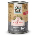 WILDES LAND Kalb Pur – cielęcina, monobiałkowa karma mokra dla psa 400 g