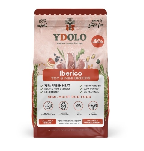 YDOLO MINI Iberico 700 g – półwilgotna karma monobiałkowa dla małych psów