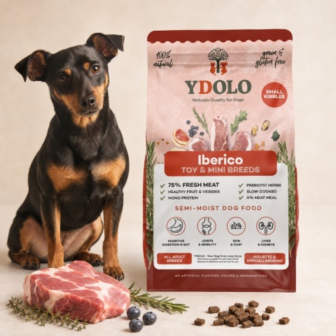 YDOLO MINI Iberico 700 g – półwilgotna karma monobiałkowa dla małych psów