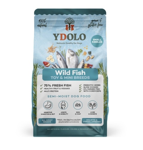 YDOLO MINI Wild Fish 700 g – półwilgotna karma rybna dla małych psów