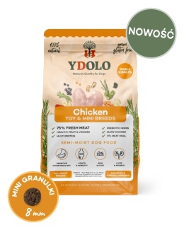 YDOLO MINI Chicken 700 g – półwilgotna karma dla małych psów z ku