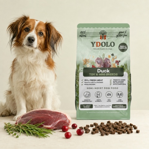 YDOLO MINI Duck 700 g – półwilgotna karma z kaczką dla małych psów