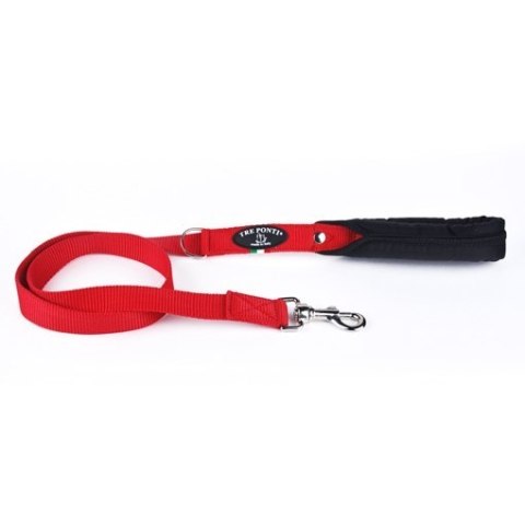 Smycz TRE PONTI dla dużych psów 115cm Czerwony Smycz TRE PONTI dla dużych psów 115cm Czerwony