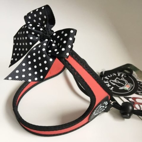 Szelki TRE PONTI Fashion czerwone z kokardką regulowane na plecach Szelki TRE PONTI Fashion czerwone z kokardką regulowane na plecach