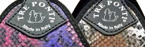 Szelki TRE PONTI Fashion Pyton Fioletowy - regulacja na plecach Szelki TRE PONTI Fashion Pyton Fioletowy - regulacja na plecach