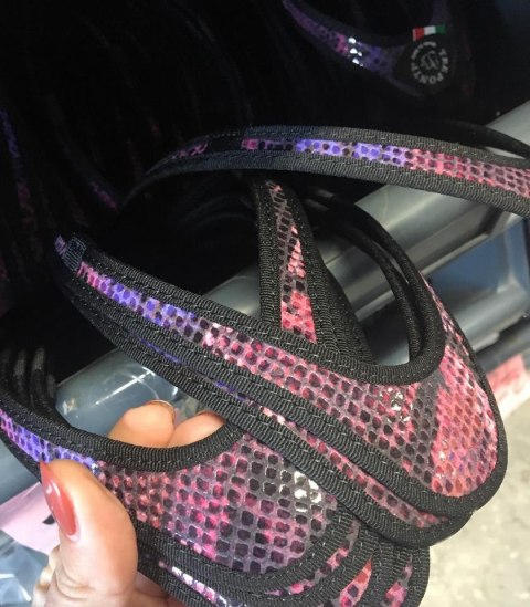 Szelki TRE PONTI Fashion Pyton Fioletowy - regulacja na plecach Szelki TRE PONTI Fashion Pyton Fioletowy - regulacja na plecach