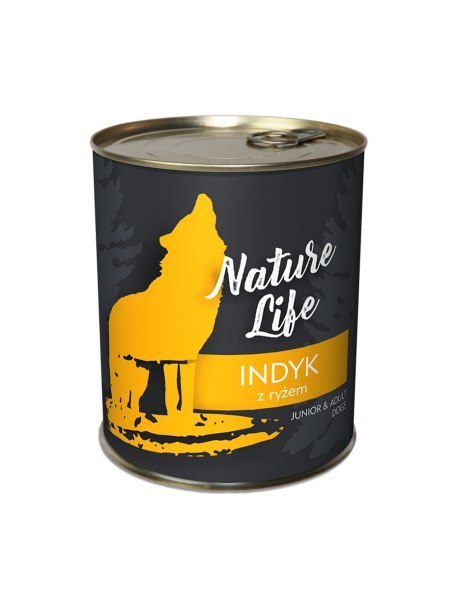 Nature Life Karma Mokra dla psa Indyk z Ryżem 87% mięsa 850g x 10 + 1 GRATIS Nature Life Karma Mokra dla psa Indyk z Ryżem 87% mięsa 850g x 10 + 1 GRATIS