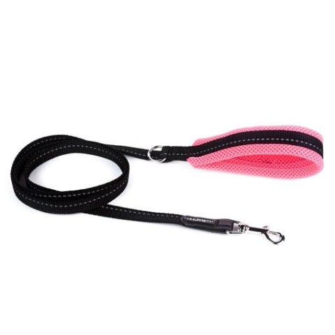 Smycz TRE PONTI Economic 130cm uchwyt siatka - Różowa Smycz TRE PONTI Economic 130cm uchwyt siatka - Różowa